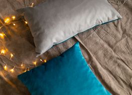 Комплект декоративных подушек MIELLA W сине-серый, 2 шт