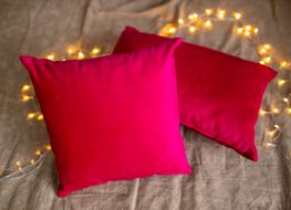 Комплект декоративных подушек MIELLA Malina розовый, 2 шт.